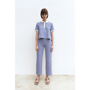 NWT Zara Retro Jacquard Co-ord Set